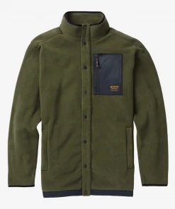 Outerwear & Apparel Burton Men's Hearth Fleece Snap Winter 2018
