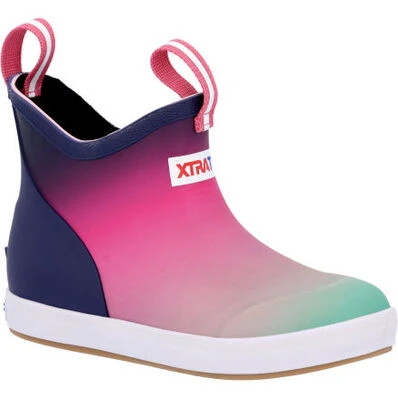 Xtratuf Kid's Ankle Deck Boot Purp/Aur - Summer 2022 4 Xtratuf Kid's Ankle Deck Boot Purp/Aur - Summer 2022
